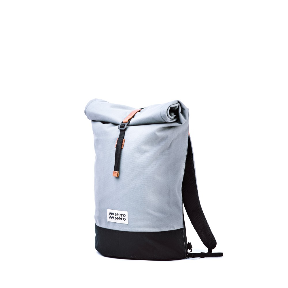 Mero Mero - Mini Squamish Roll-Top multifunctional Backpack - Stone Grey