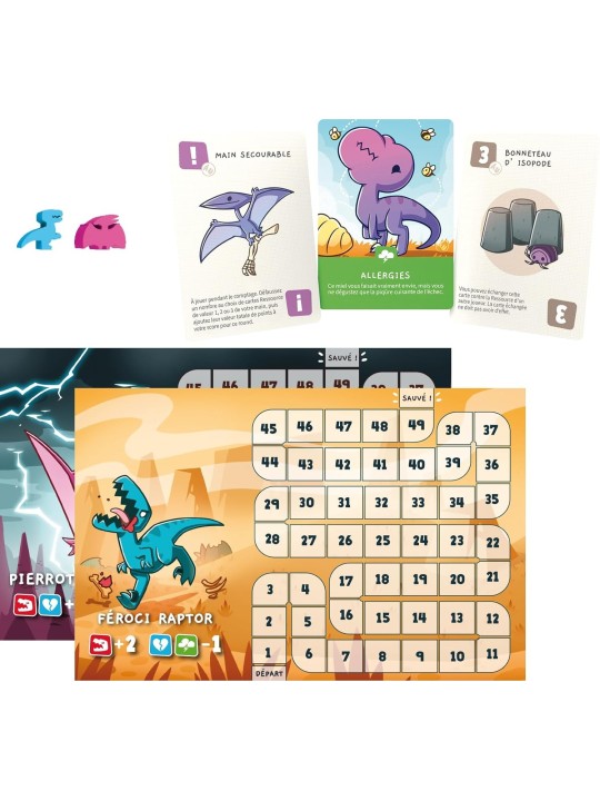 Unstable Games - Happy Little Dinosaurs extension 5-6 joueurs