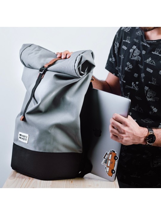 MeroMero - Squamish V2 Roll-Top Backpack Brick Red