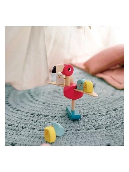 Janod - Jeu d'équilibre flamant rose