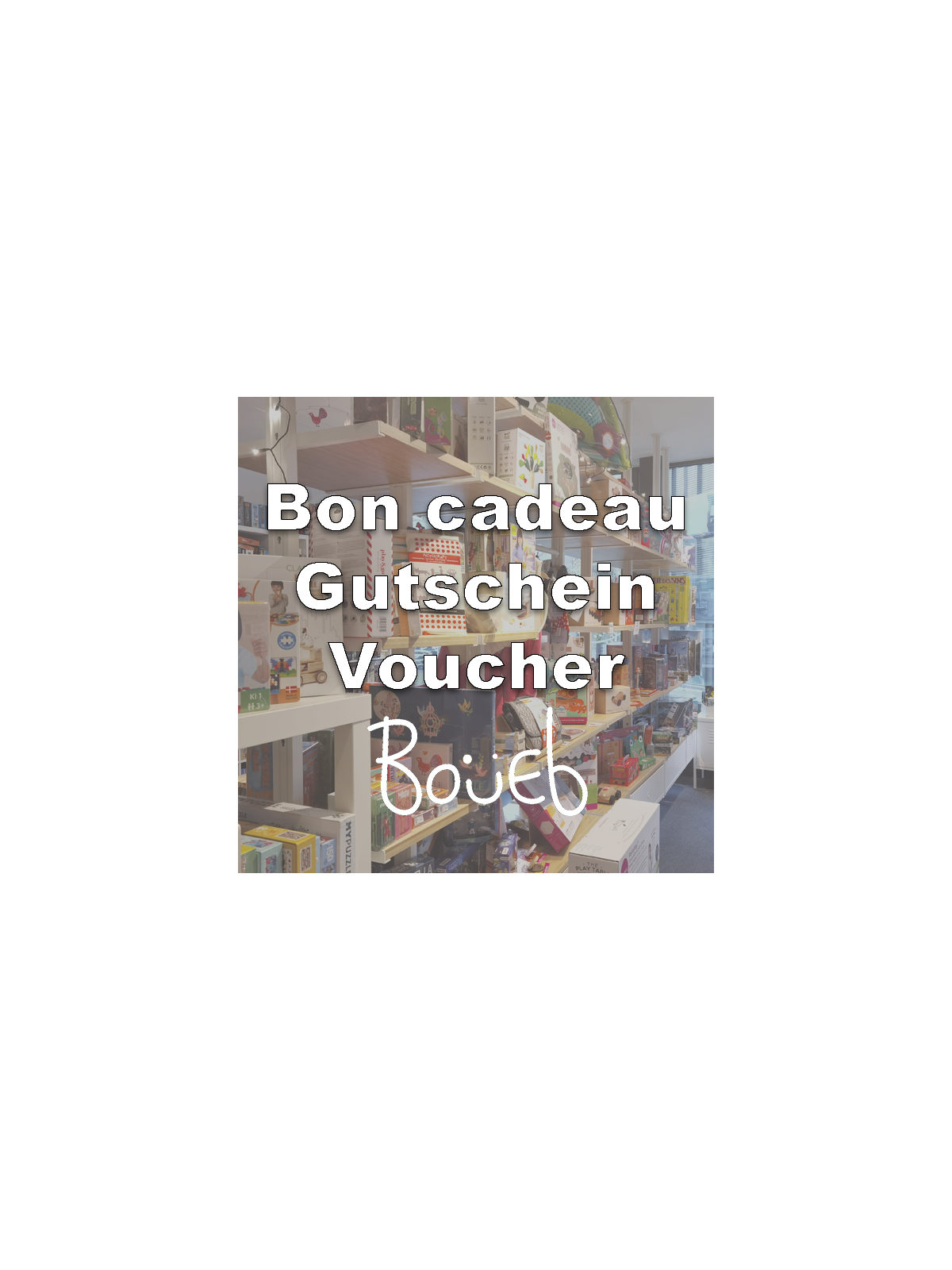 Boueb.ch Geschenk Gutschein im Wert von CHF 100