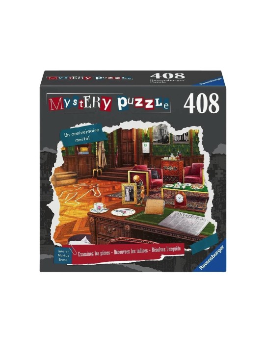 Ravensburger - Puzzle x Crime 408 pièces Un anniversaire mortel