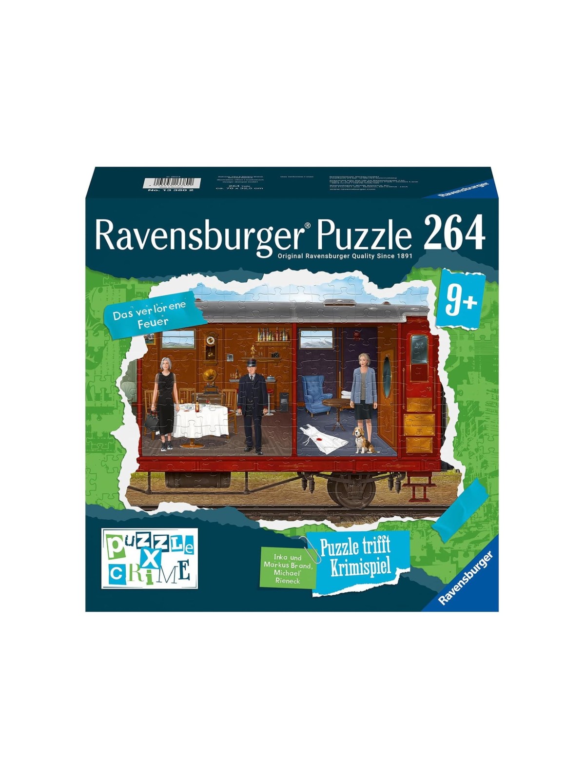Ravensburger - Puzzle x Crime 264 tlg. Das verlorene Feuer (Allemand)