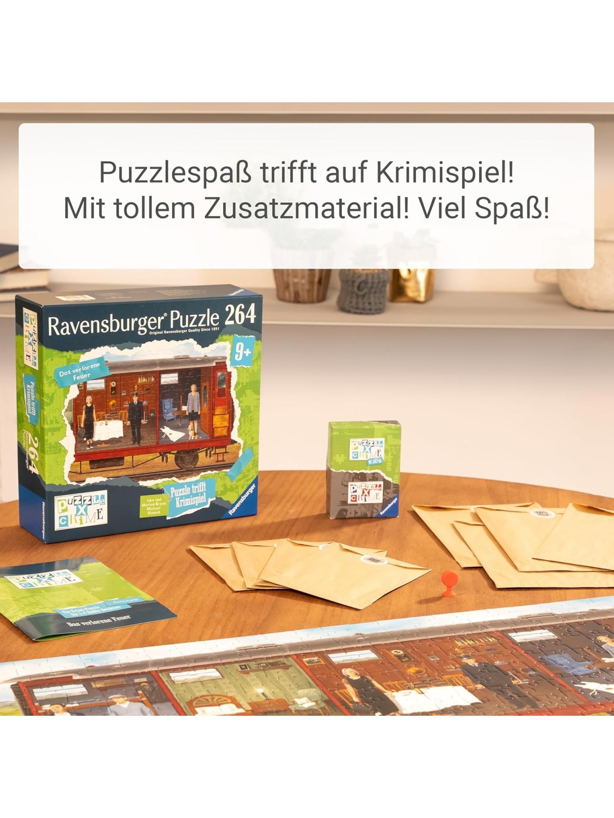 Ravensburger - Puzzle x Crime 264 tlg. Das verlorene Feuer (Allemand)