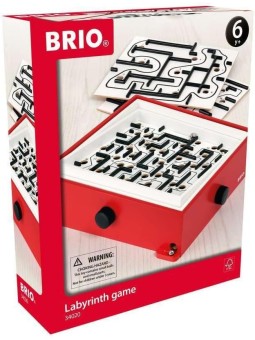 Brio - Wooden Maze with 2 Game Boards, Red