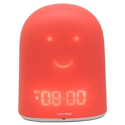 UrbanHello REMI Baby monitor and smart alarm clock, Pink...