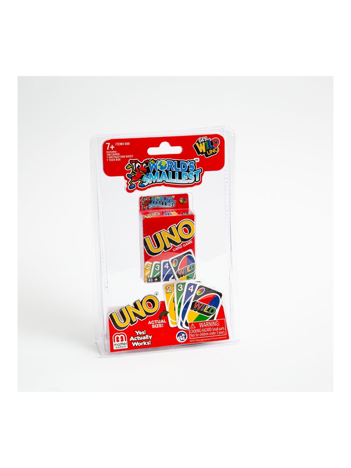 World's Smallest - Mini UNO Kartenspiel