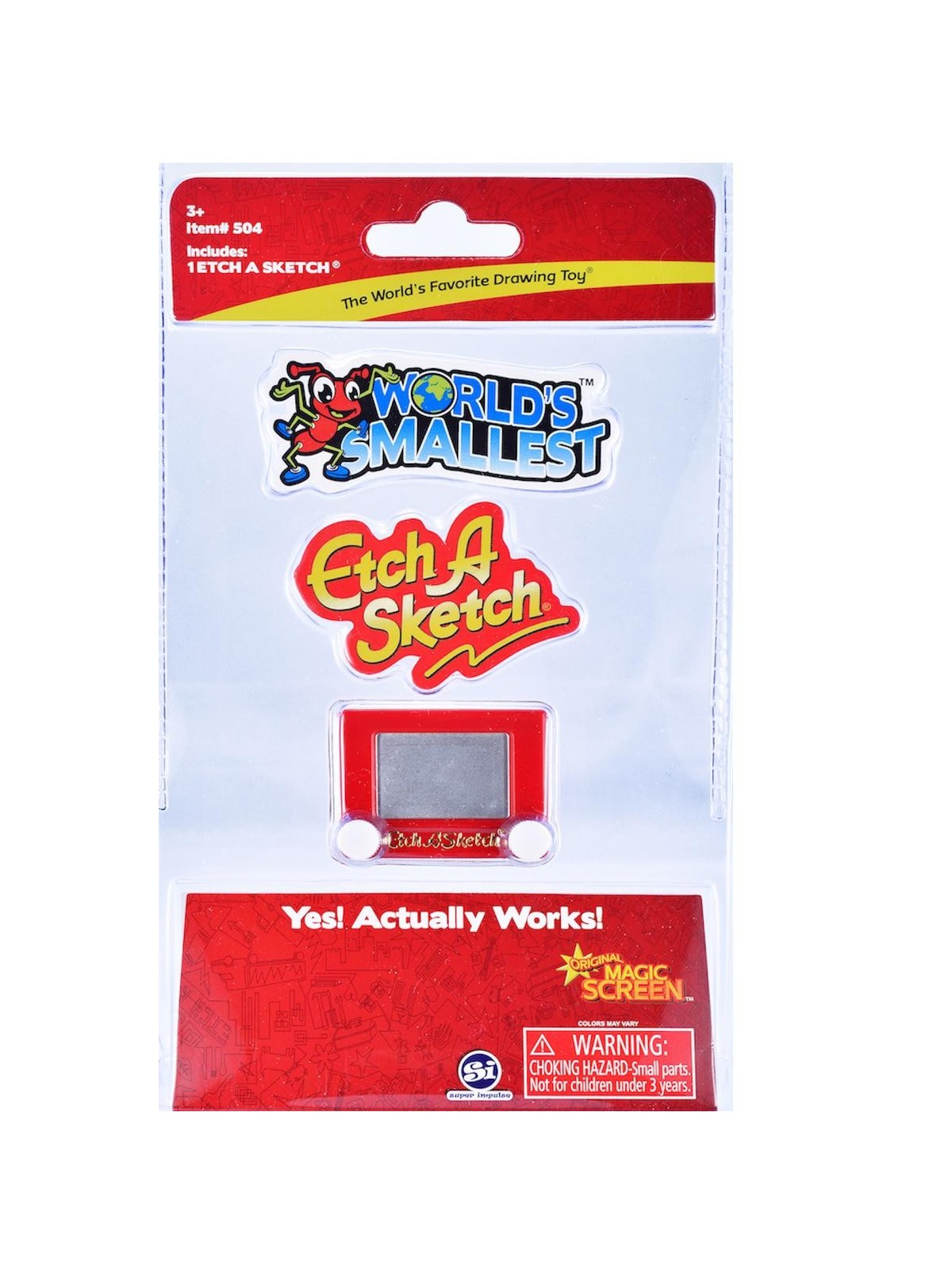 World’s Smallest – Etch-A-Sketch Miniature Drawing Tablet