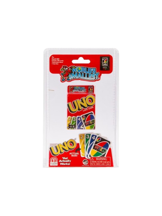 World's Smallest - Mini UNO Card Game