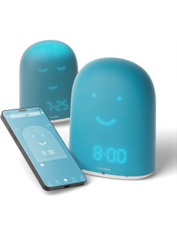 UrbanHello - REMI, réveil intelligent, veilleuse et babyphone multifonctions, bleu