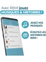UrbanHello - REMI, réveil intelligent, veilleuse et babyphone multifonctions, bleu