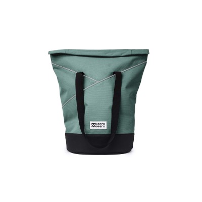 Mero Mero - POW : tote bag / bicycle bag Water green