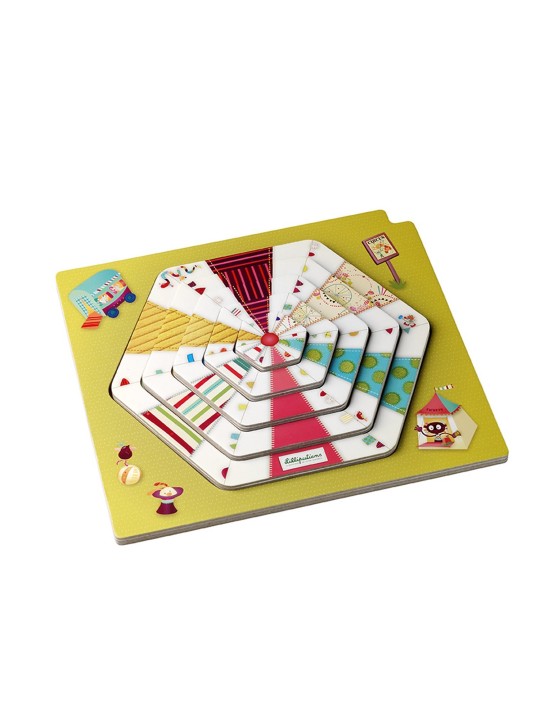 Lilliputiens - Circus Puzzl' Show puzzle en bois multicouches