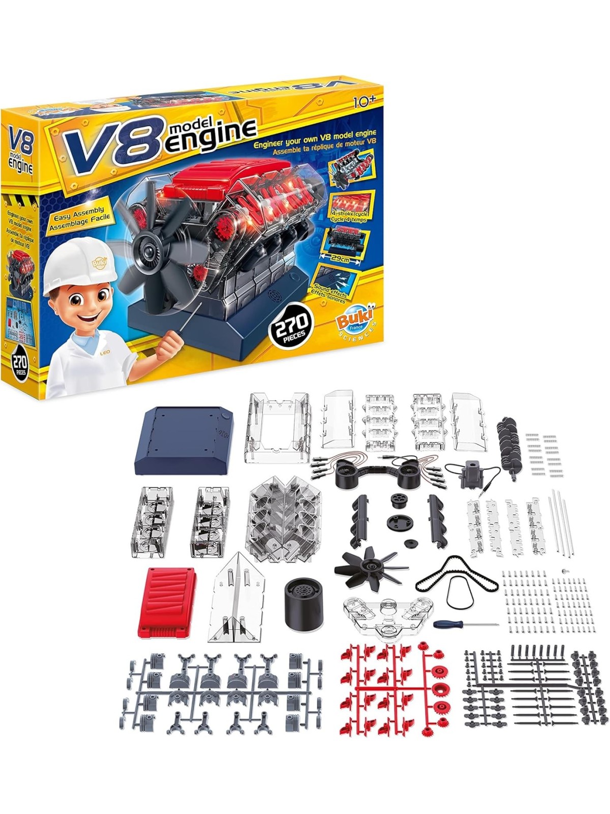 Buki - V8-Motor zum Zusammenbauen