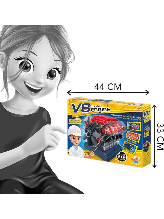 Buki - V8-Motor zum Zusammenbauen