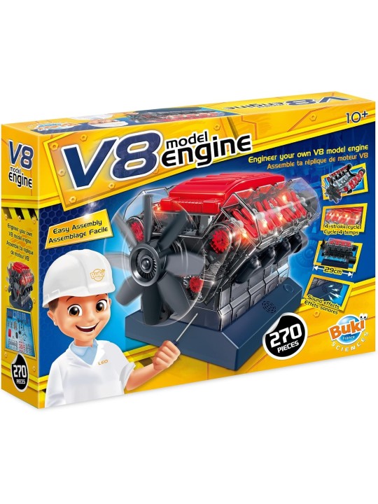 Buki - Moteur V8 à assembler