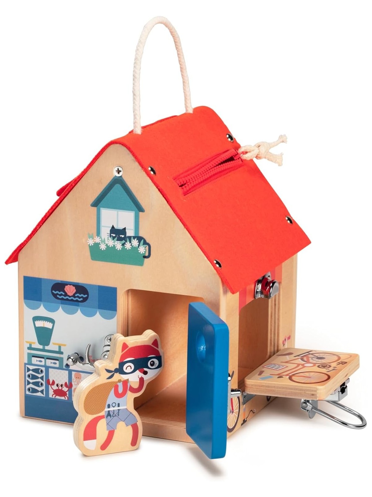 Lilliputiens - Maison en bois multi-fermetures