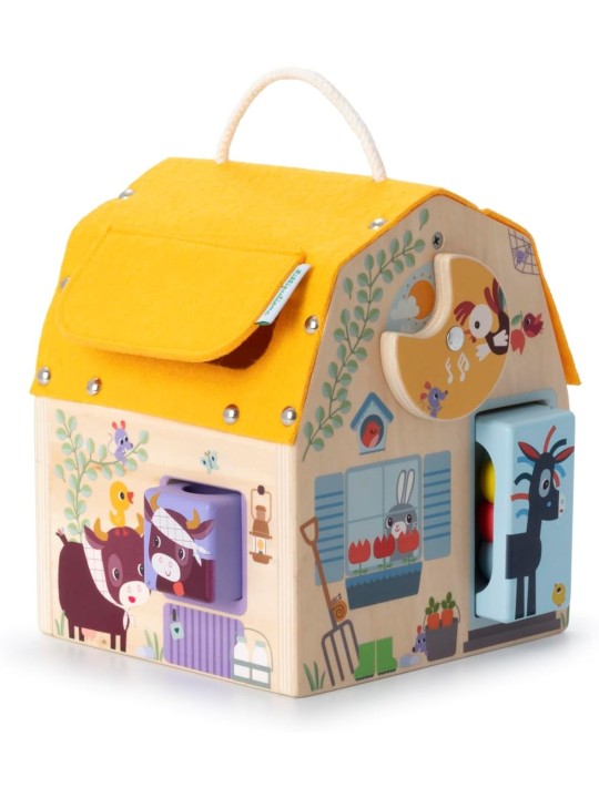 Lilliputiens - Sound House with Shapes, Wooden