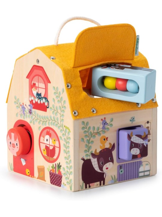Lilliputiens - Sound House with Shapes, Wooden