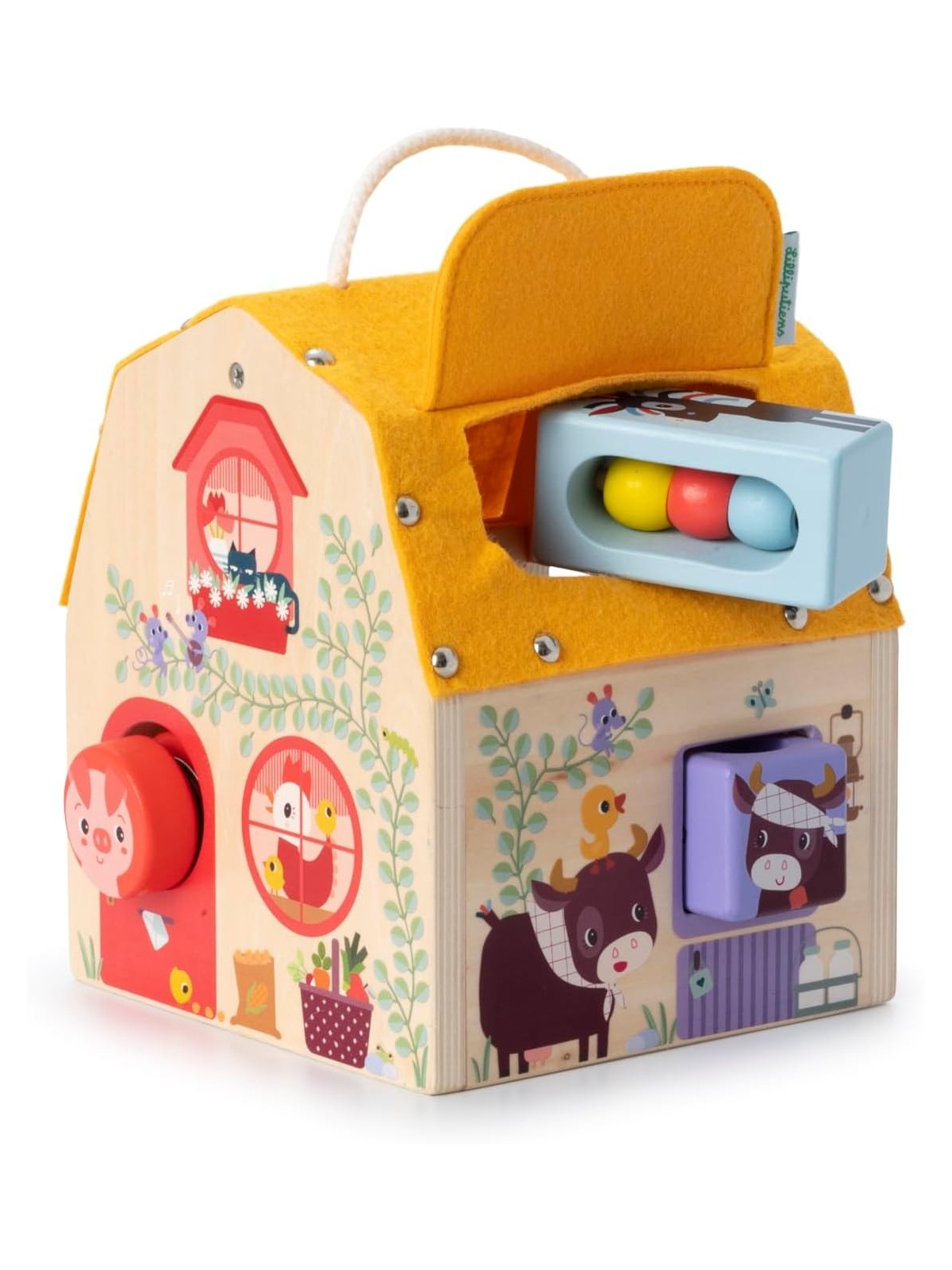 Lilliputiens - Sound House with Shapes, Wooden