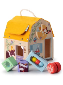 Lilliputiens - Sound House with Shapes, Wooden