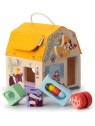 Lilliputiens - Sound House with Shapes, Wooden