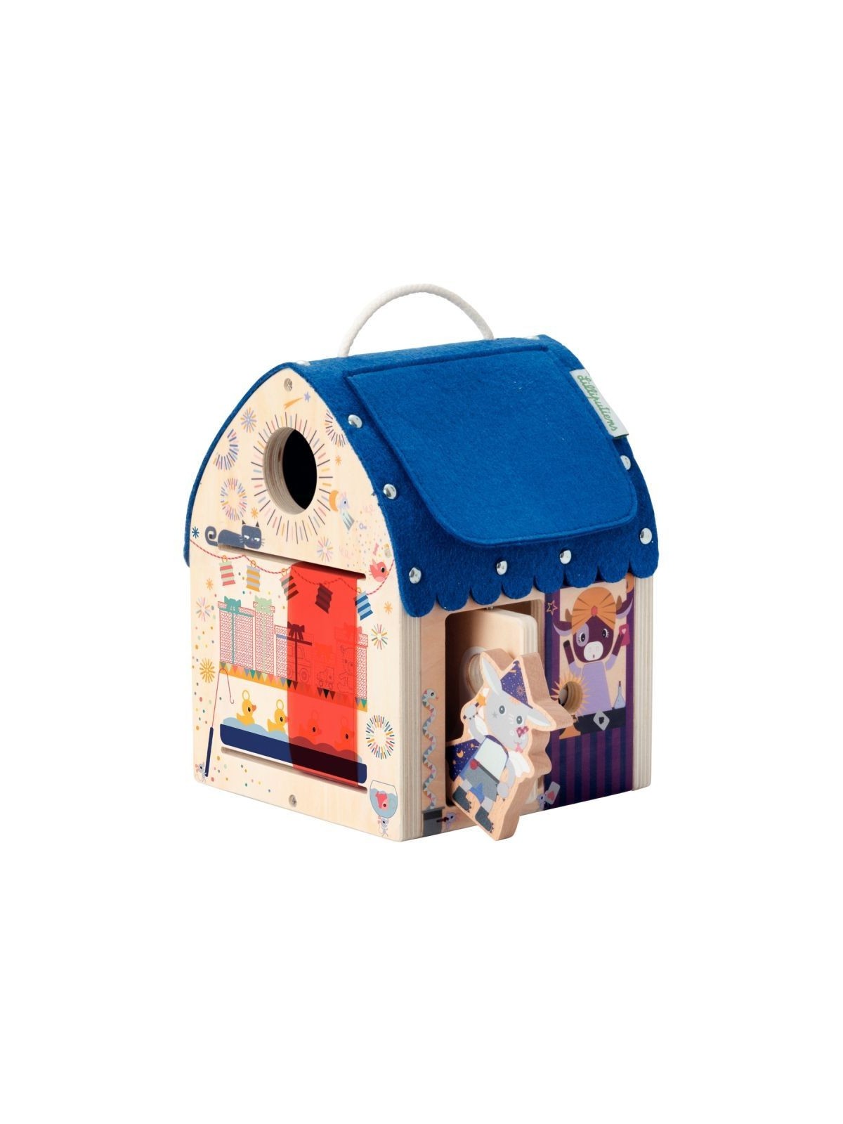 Lilliputiens - Maison des illusions d'optique, en bois