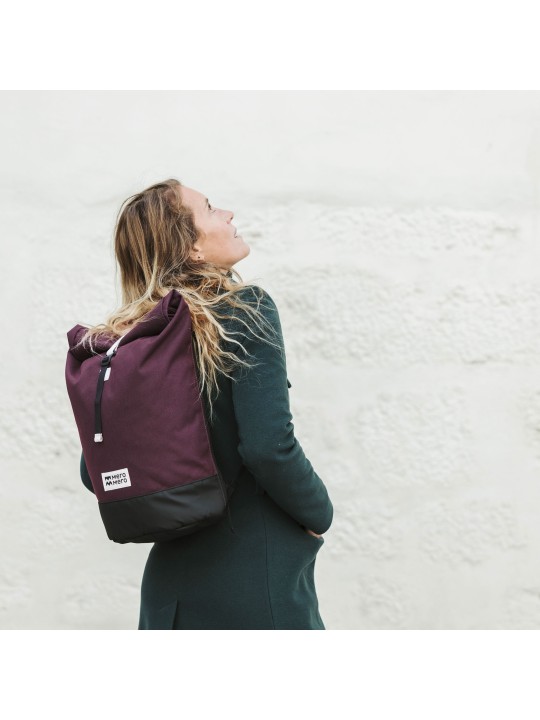MeroMero - Roll-Top Backpack Wanaka Blossom Pink