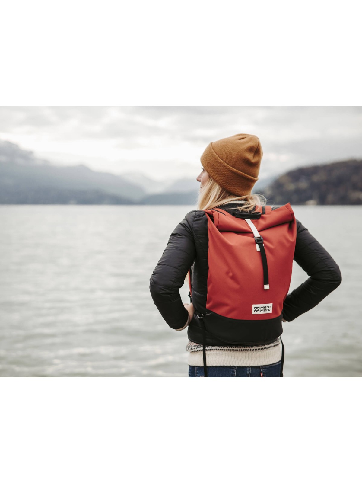 MeroMero - Sac à dos Roll-Top Wanaka Stone Grey