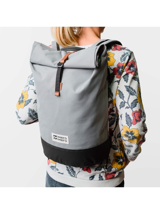 MeroMero - Roll-Top Rucksack Wanaka Stone Grey