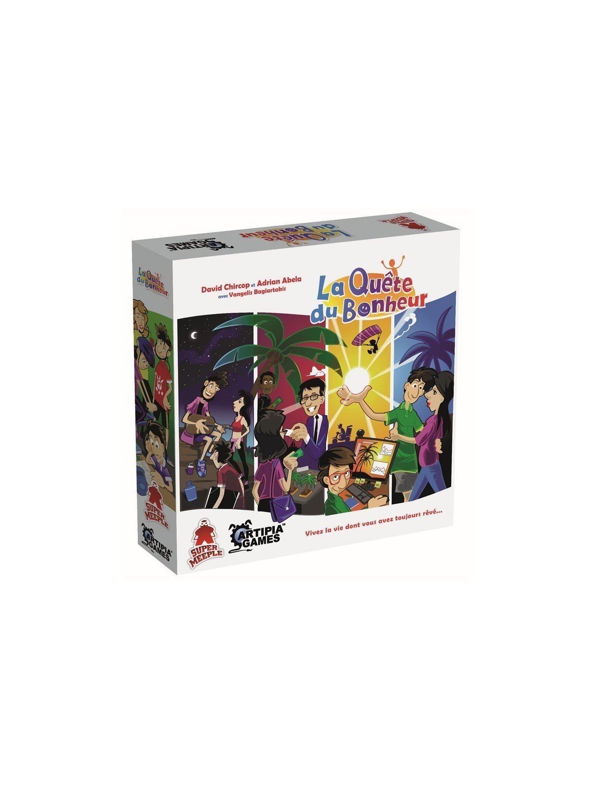 Super Meeple - La quête du bonheur, jeu de base