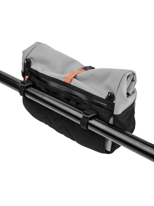 MeroMero - Piha Gürteltasche und Front-Biketasche 2-in-1, Dark Grey