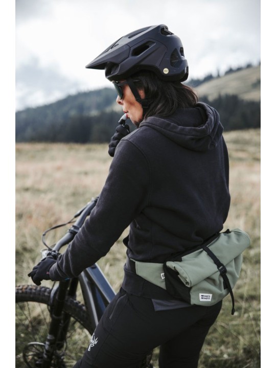 MeroMero - Piha Gürteltasche und Front-Biketasche 2-in-1, Stone Grey