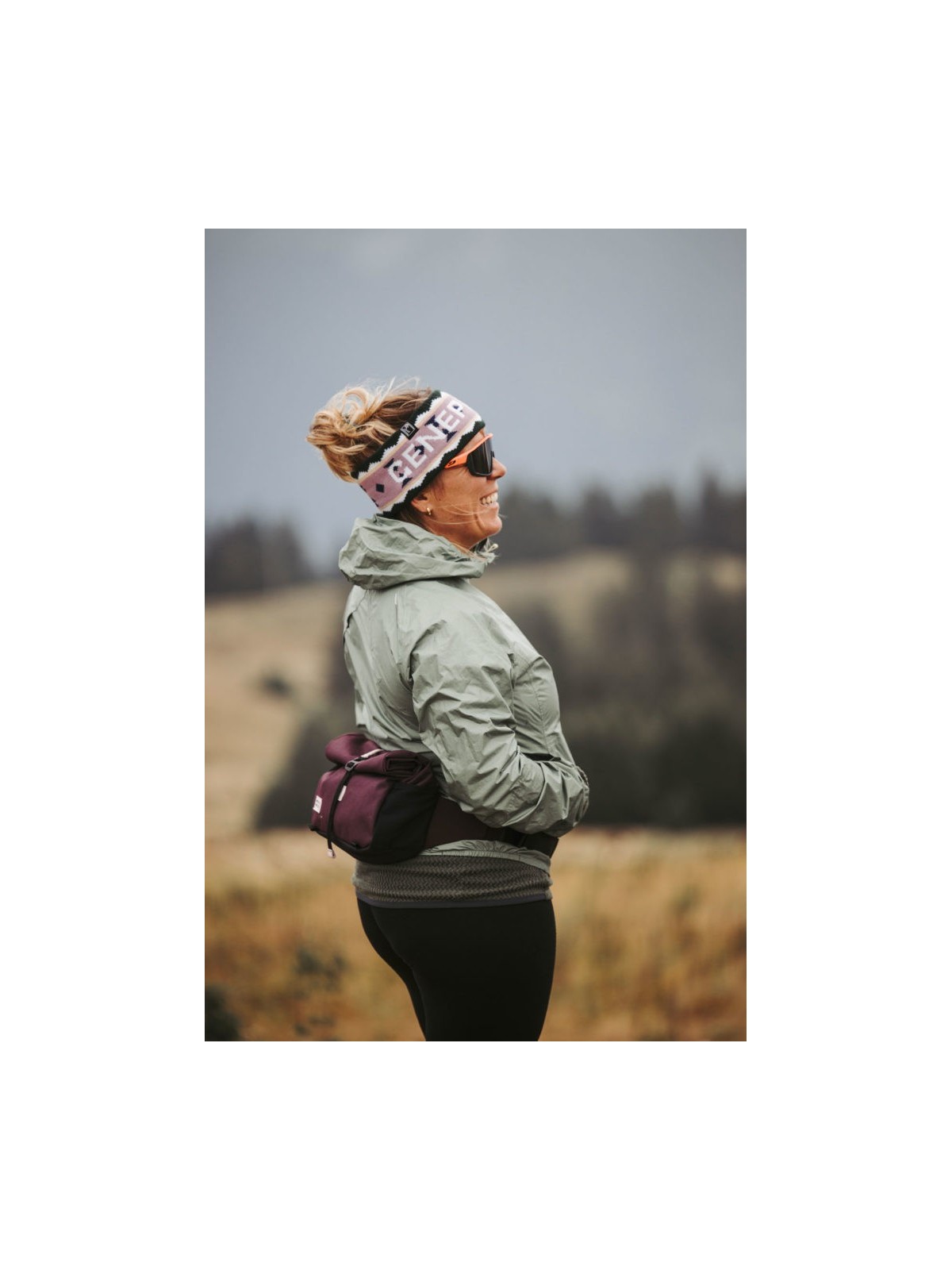 MeroMero - Piha Gürteltasche und Front-Biketasche 2-in-1, Stone Grey