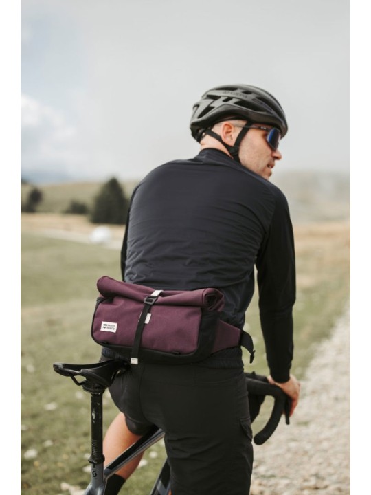 MeroMero - Piha Gürteltasche und Front-Biketasche 2-in-1, Stone Grey