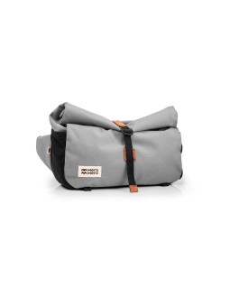 MeroMero - Piha Gürteltasche und Front-Biketasche 2-in-1, Stone Grey